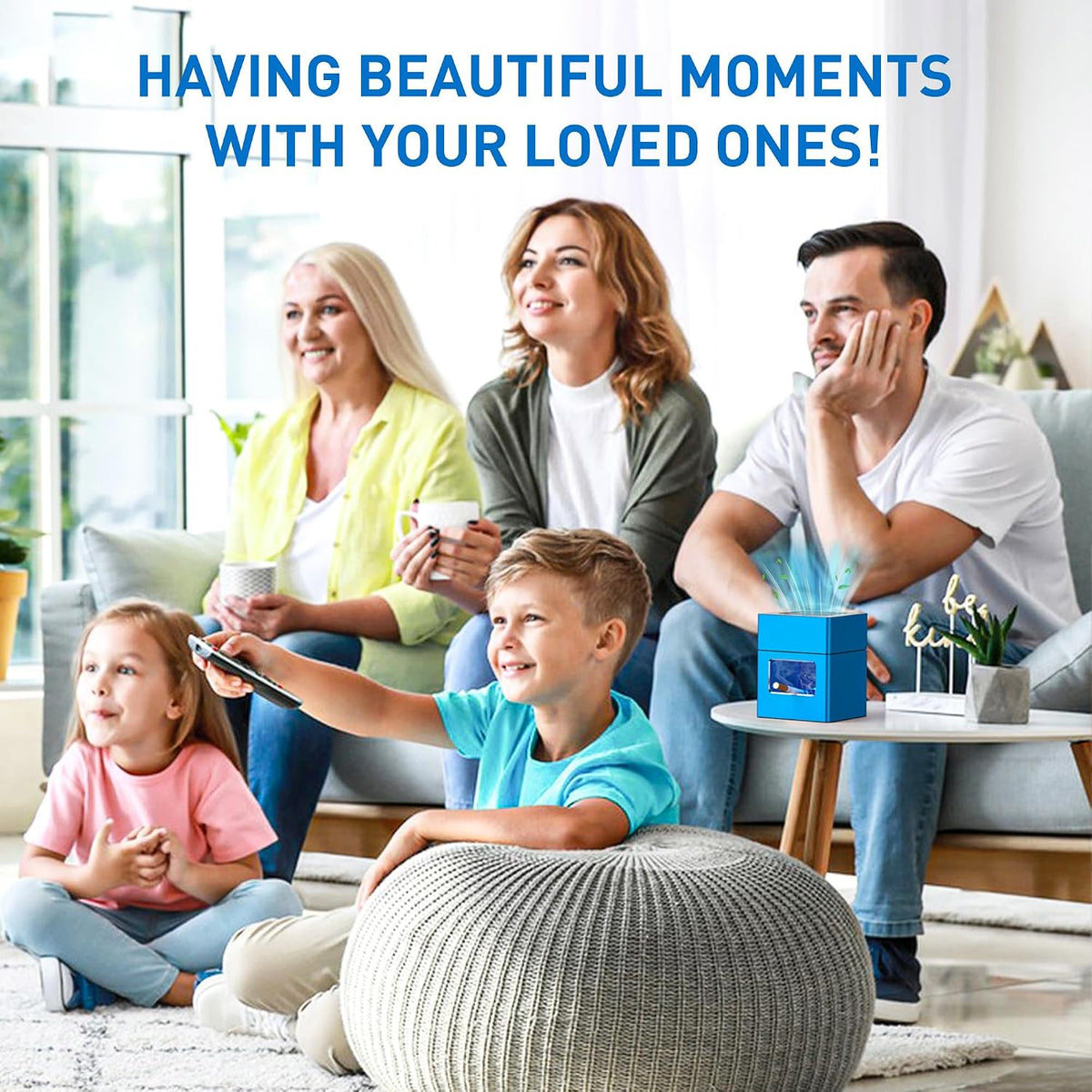 VANSU Cenicero multifuncional sin humo con filtro HEPA y encendedor...