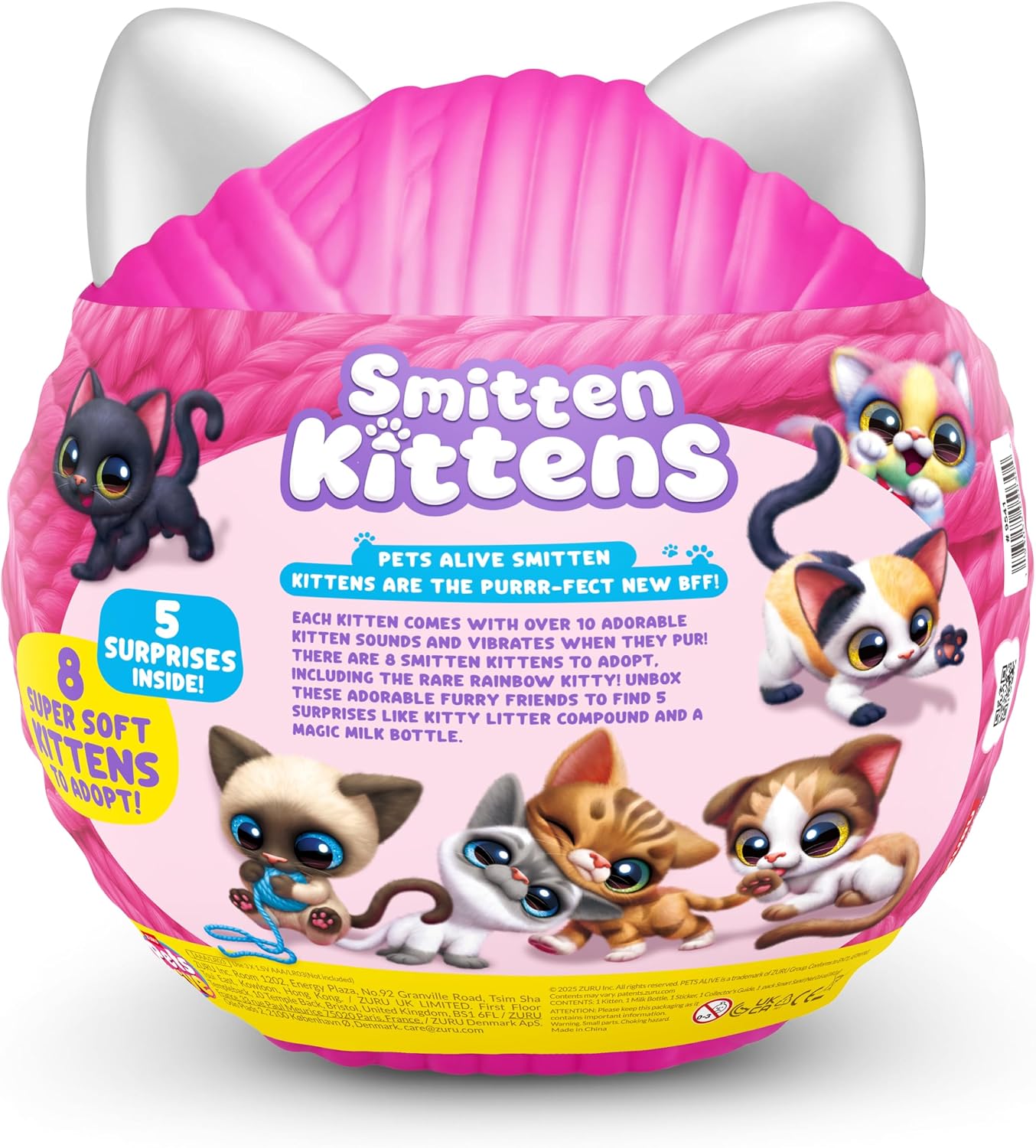 Pets Alive Smitten Kittens Surprise (Gato Bombay Afortunado) de ZUR...