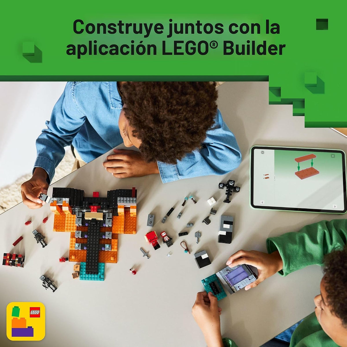LEGO Minecraft Batalla con Wither Juego de Construcción y Juguetes...