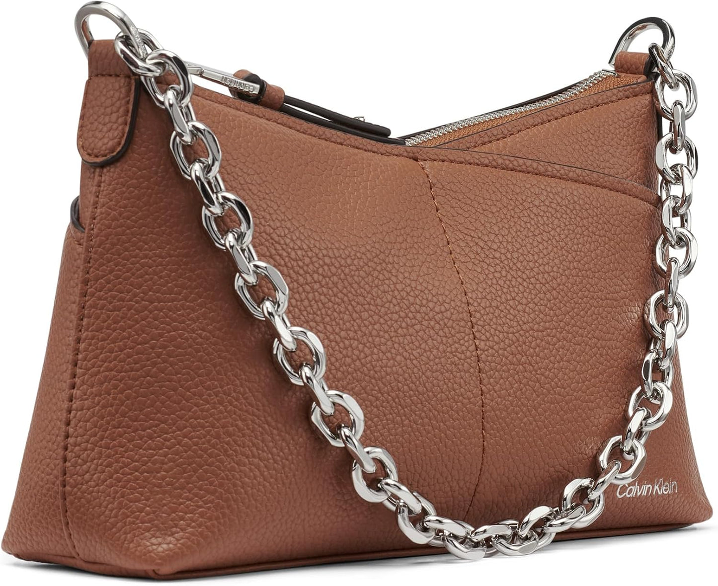 Calvin Klein Zoe Top Zip Chain Crossbody para mujer