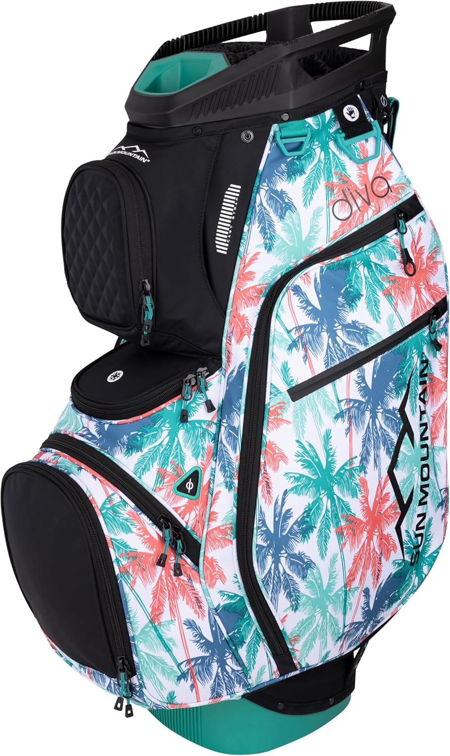 Sun Mountain Diva - Bolsa de golf con divisor de 14 vías 2025 con 8...