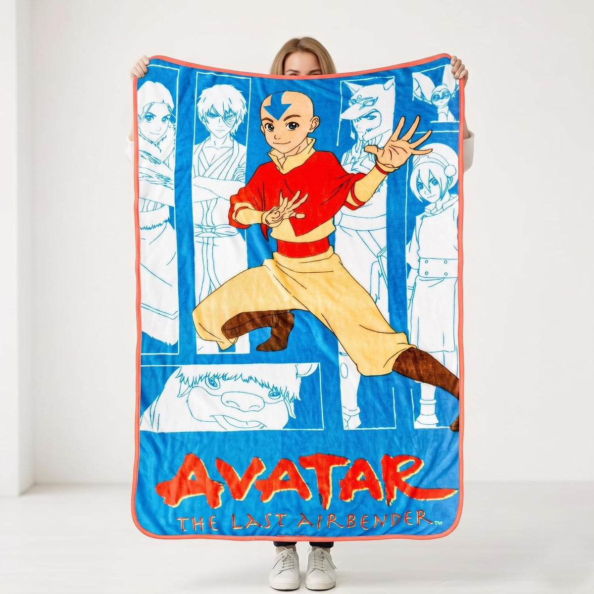 Silver Buffalo Avatar The Last Airbender With Aang, Zuko, Katara, S...