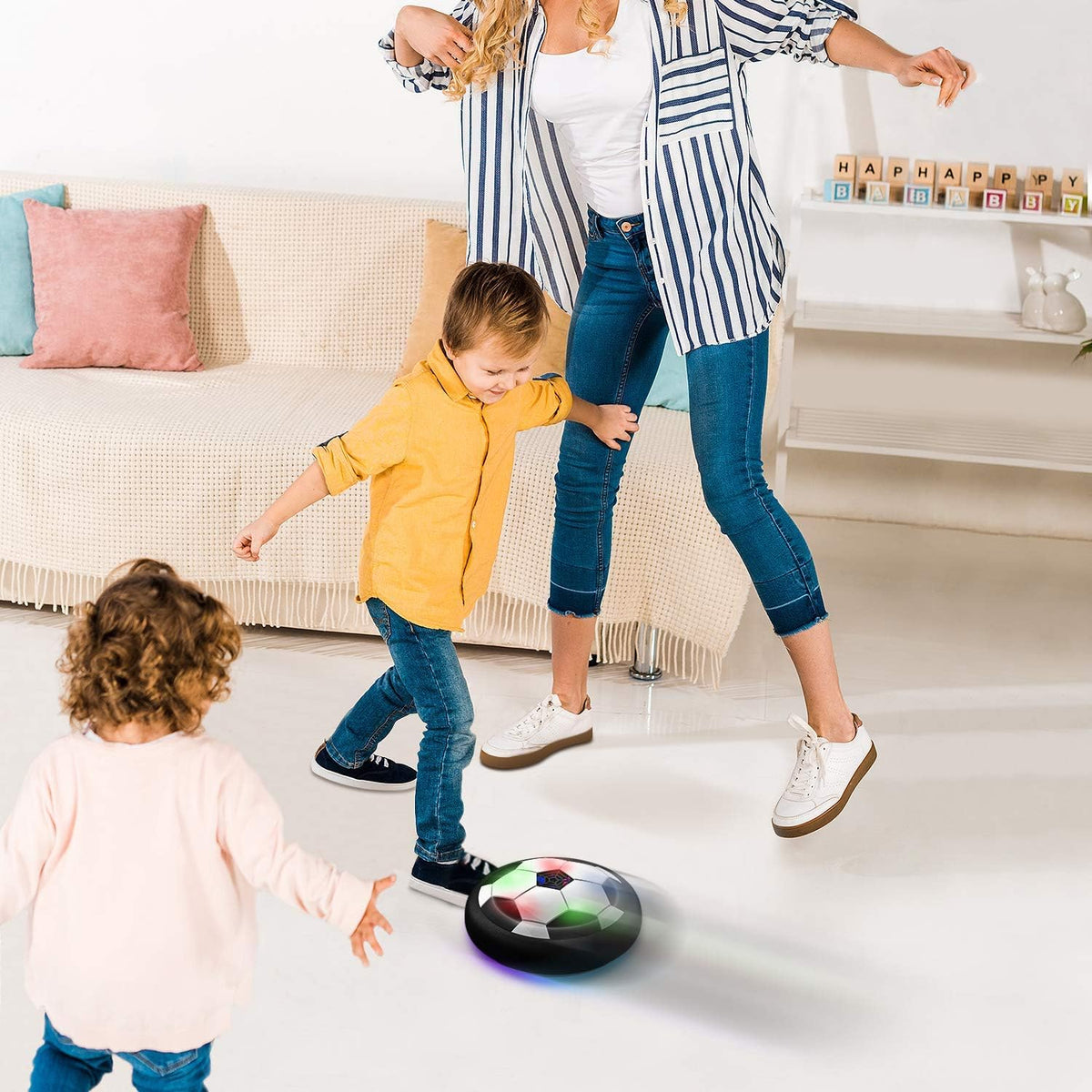 Toyk Juguetes para niños \u2013 Pelota de fútbol LED Hover \u2013 P...