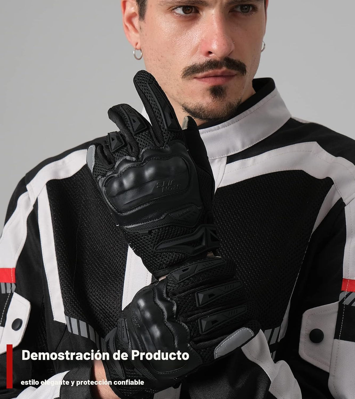IRON JIA'S Guantes de motocicleta para hombres y mujeres - Guan...