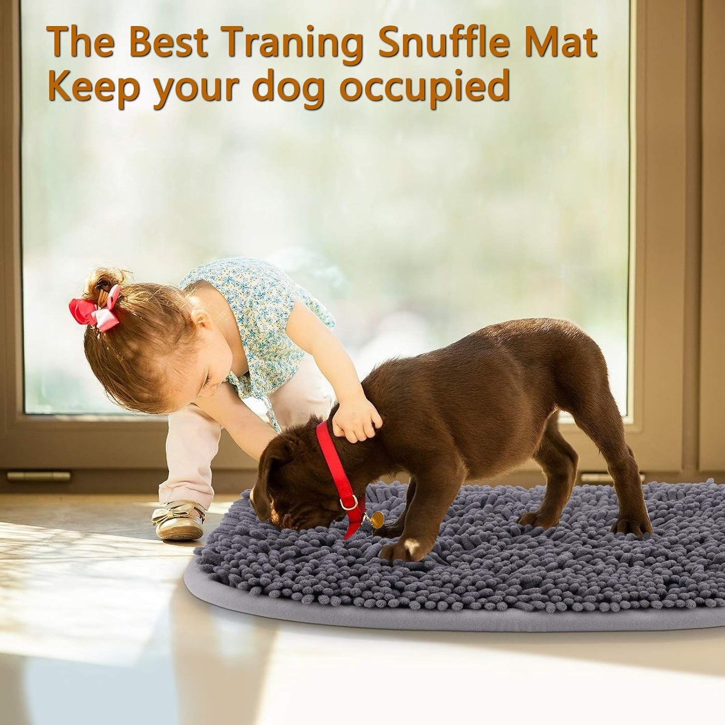 Alfombrilla de olfateo para perros, 17'' x 21'' jue...