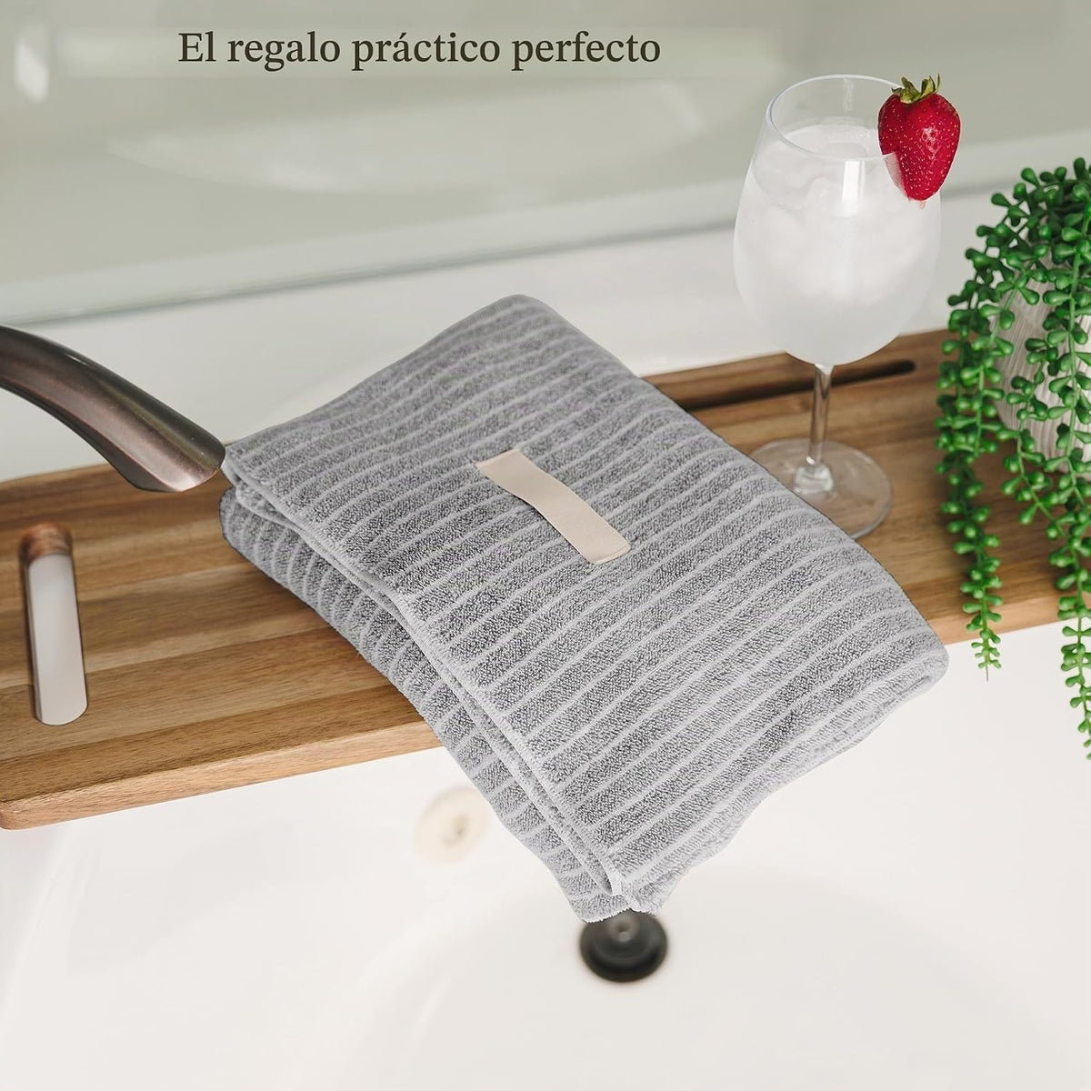 ROLSHOL Paquete de 2 toallas de microfibra grandes para mujer, 27 ×...