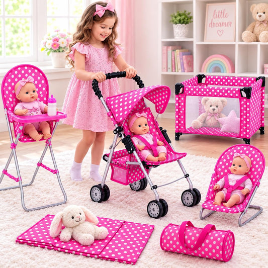 fash n kolor Juego de muñecas de 4 piezas, incluye 1 paquete N Play...
