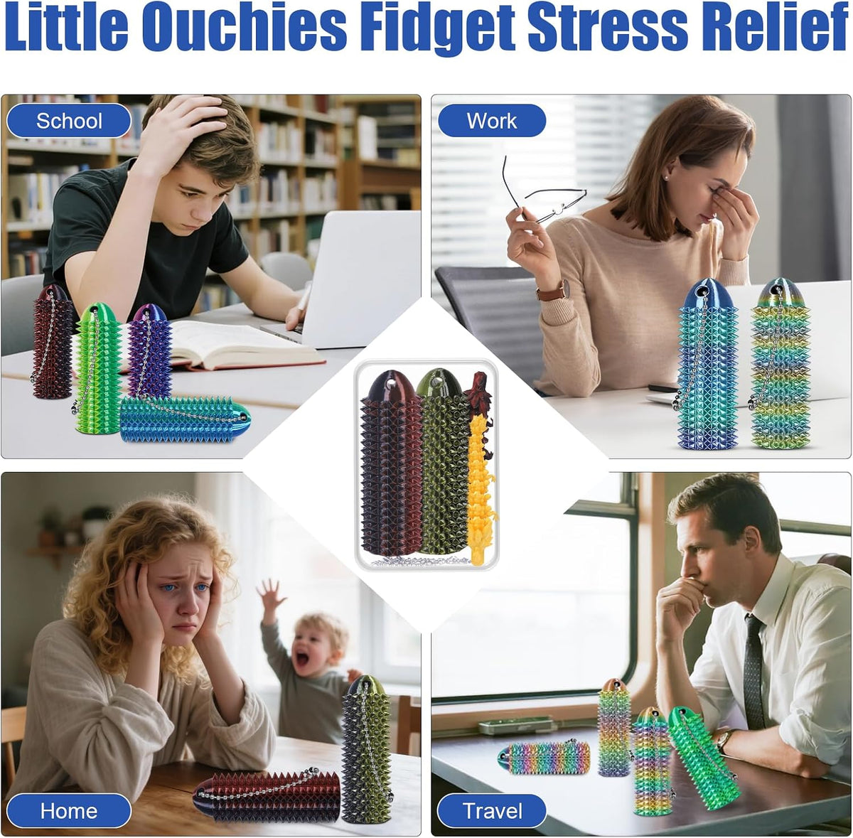 Little Ouchies Pain Fidget - Herramienta de Estimulación Portátil p...