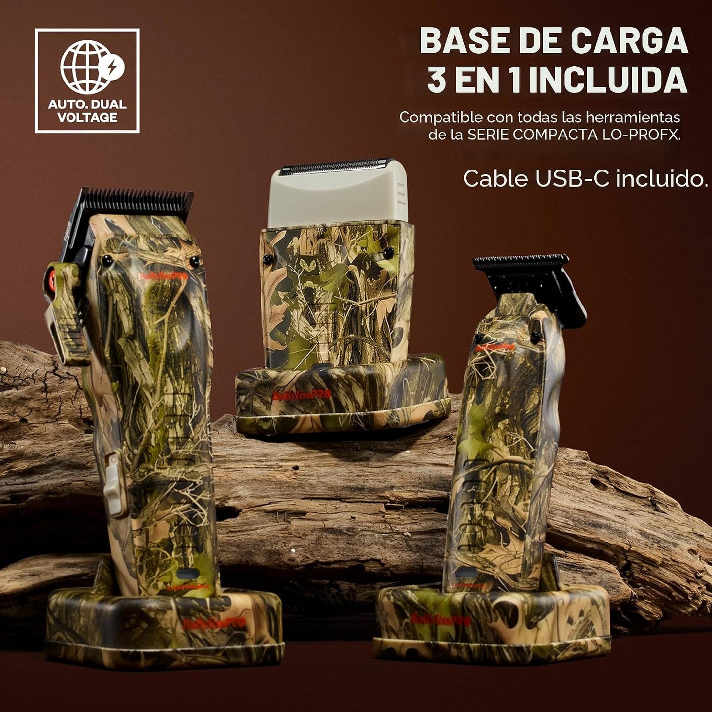 BaBylissPRO Recortadoras LO-PROFX compactas de alto rendimiento par...