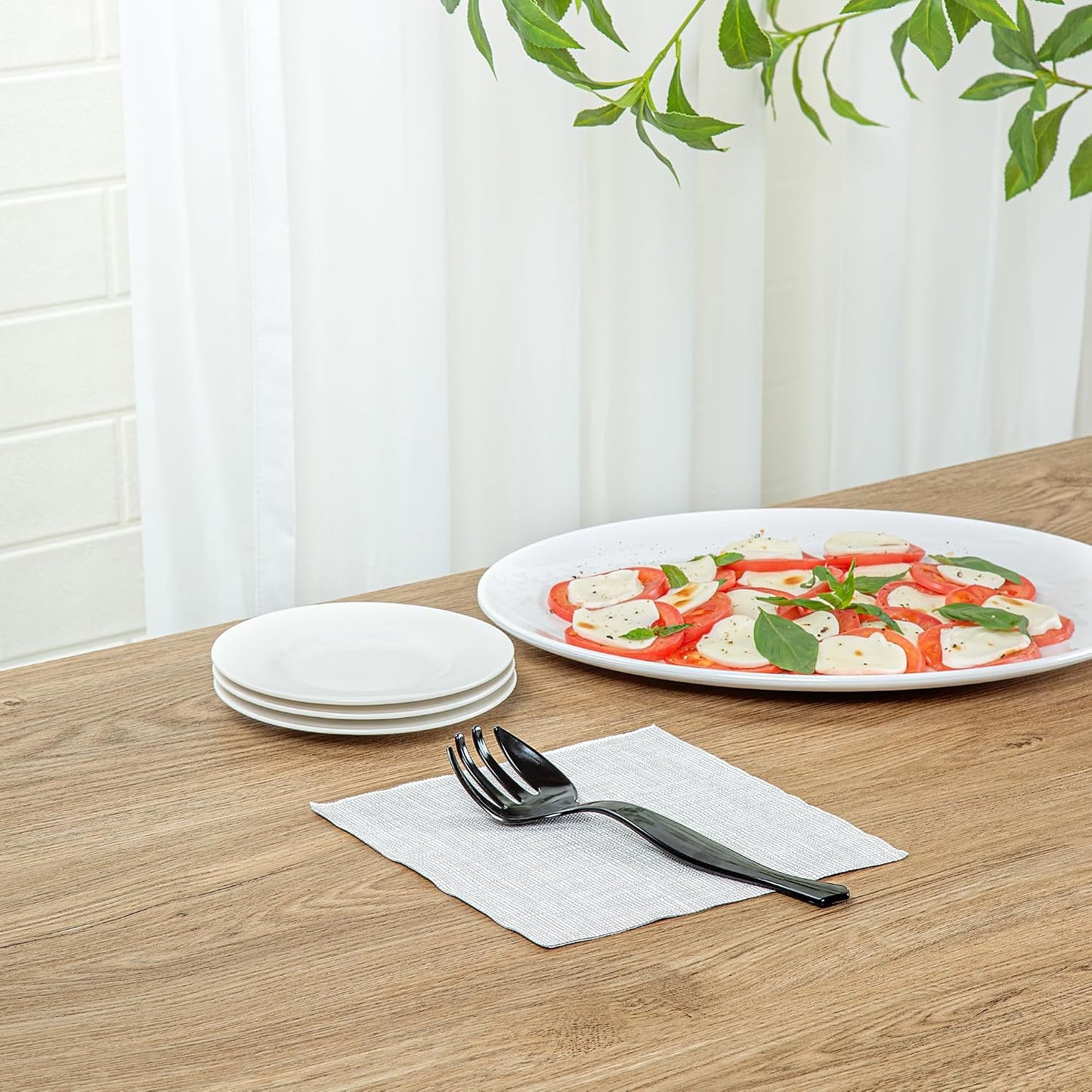 Restaurantware -Cater Tek - Tenedores grandes de 8.5 pulgadas, 100...