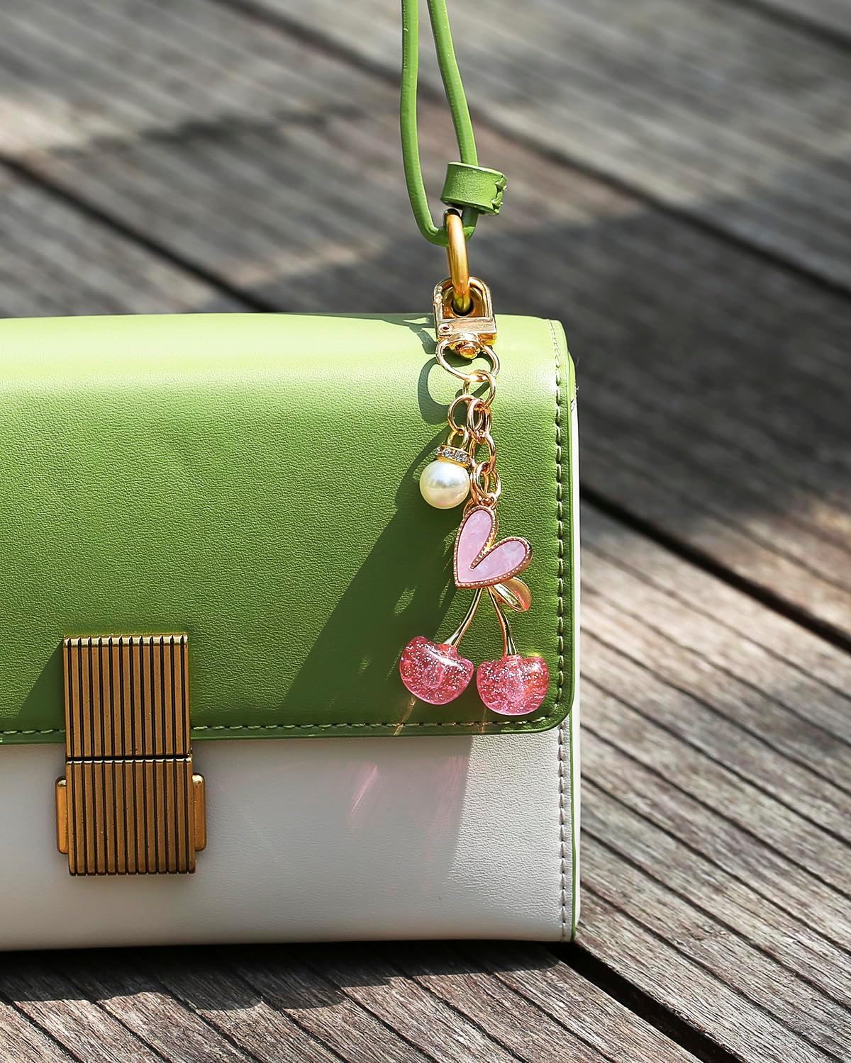 4 dijes para bolsos, bonitos accesorios para bolso y llavero de cer...