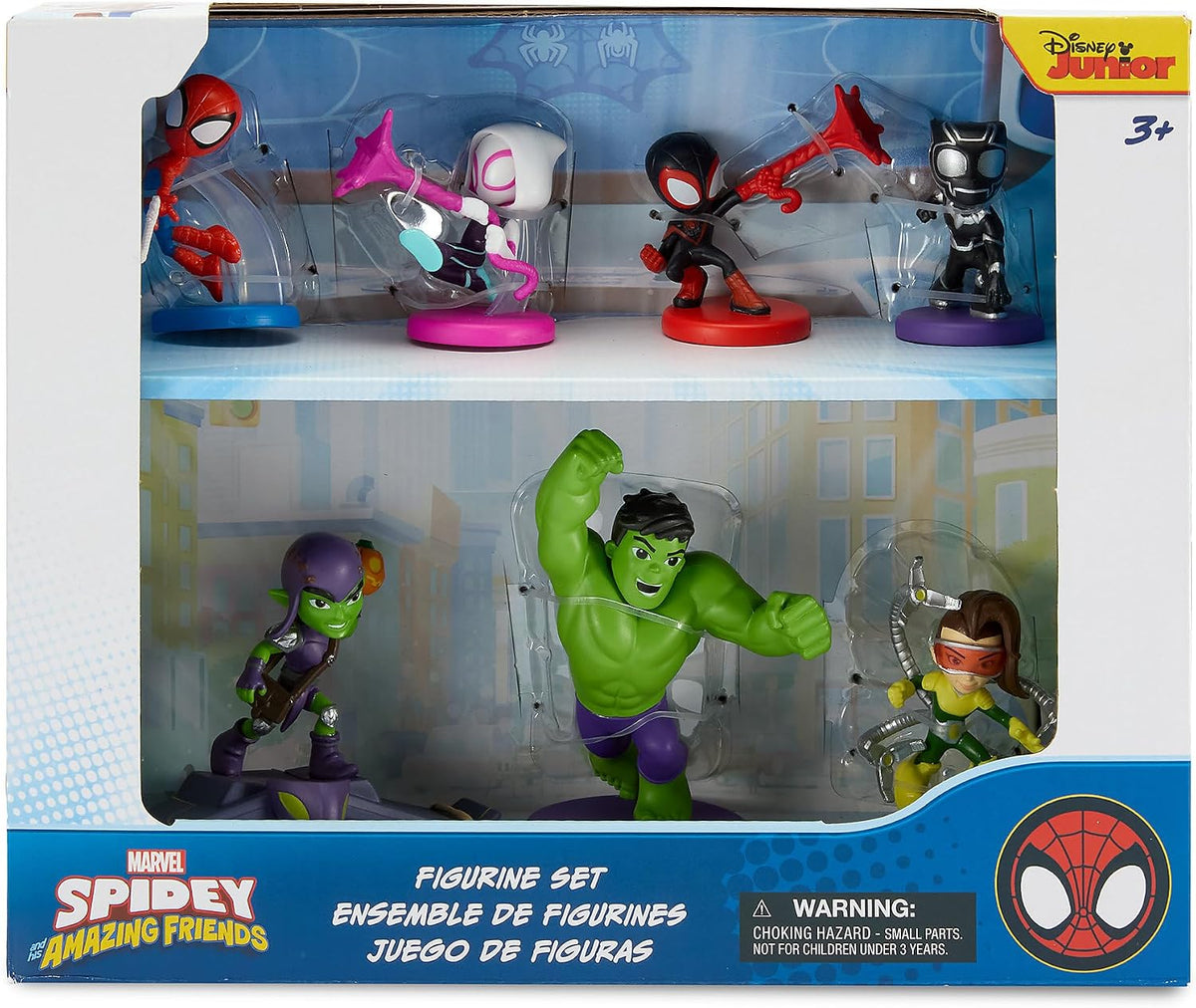 Disney Store Juego de figuras oficiales de Spidey y sus increíbles...