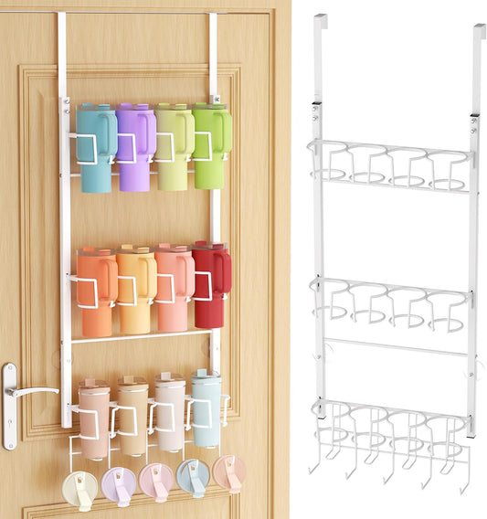 SWTYMIKI Organizador de botellas de agua de 4 niveles, soporte para...