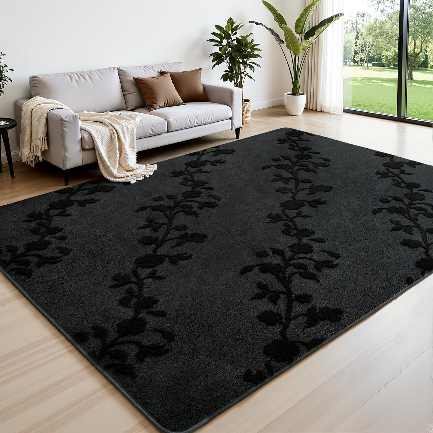 Fosirug Alfombras de área de 5 x 7 para dormitorio, sala de estar,...