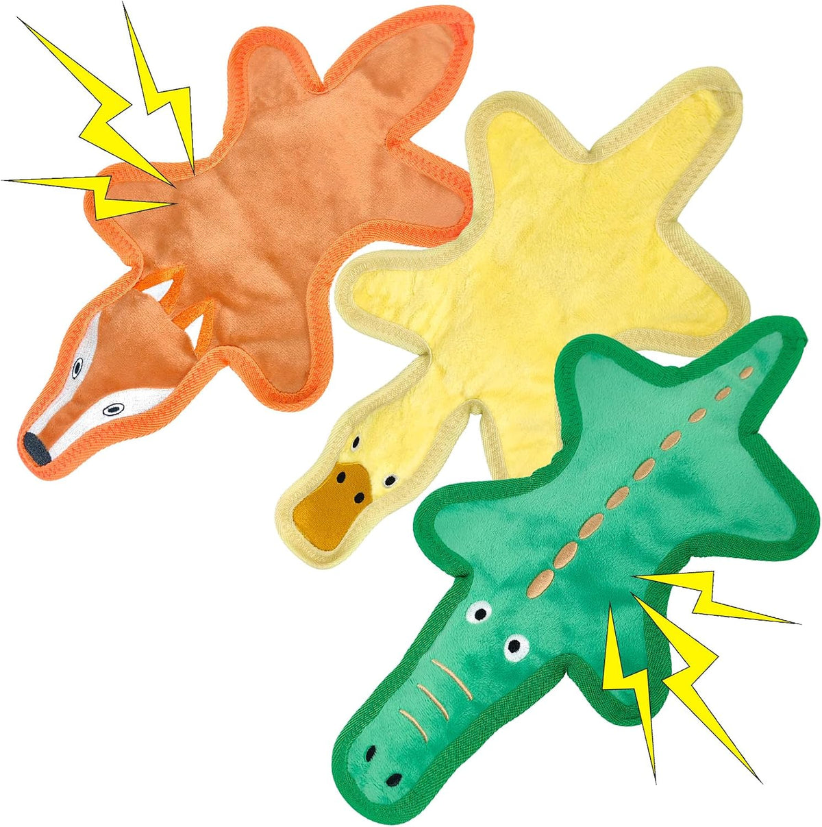 COPHCY Juguetes para perros sin relleno, juguete masticable resiste...