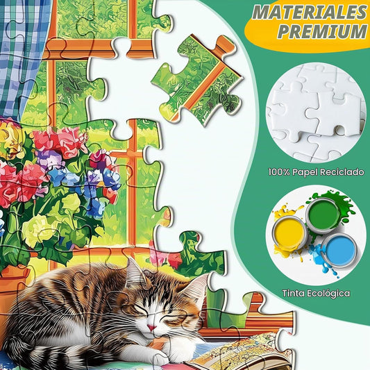 Rompecabezas de 300 piezas para adultos, rompecabezas de gatos para...