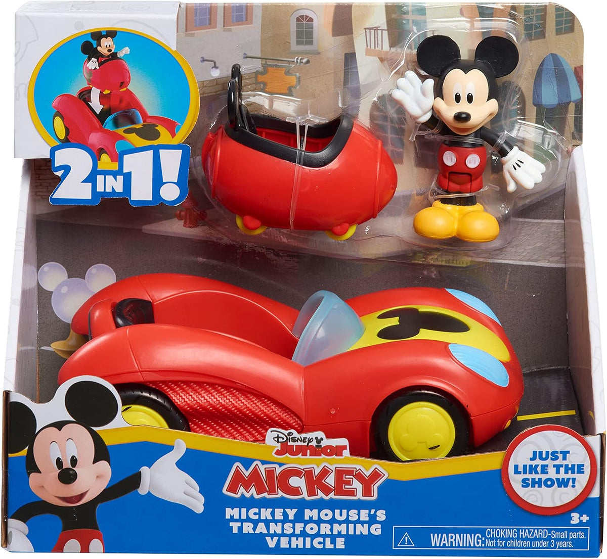 Vehículo transformable Disney Junior Mickey Mouse Funhouse, Mickey...