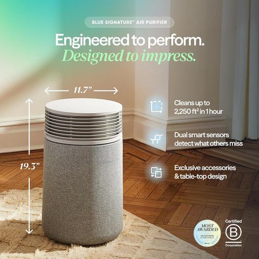 BLUEAIR Blue Signature SP3i - Purificador de aire para habitaciones...
