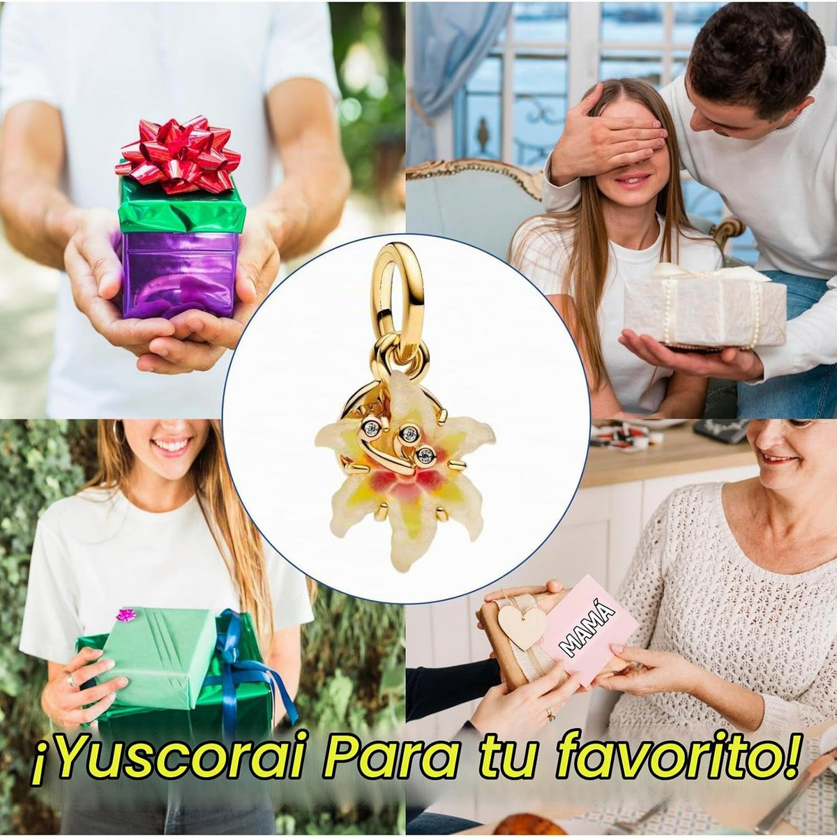 Yuscorai Bonitos dijes de moda para pulseras y collares, para cumpl...