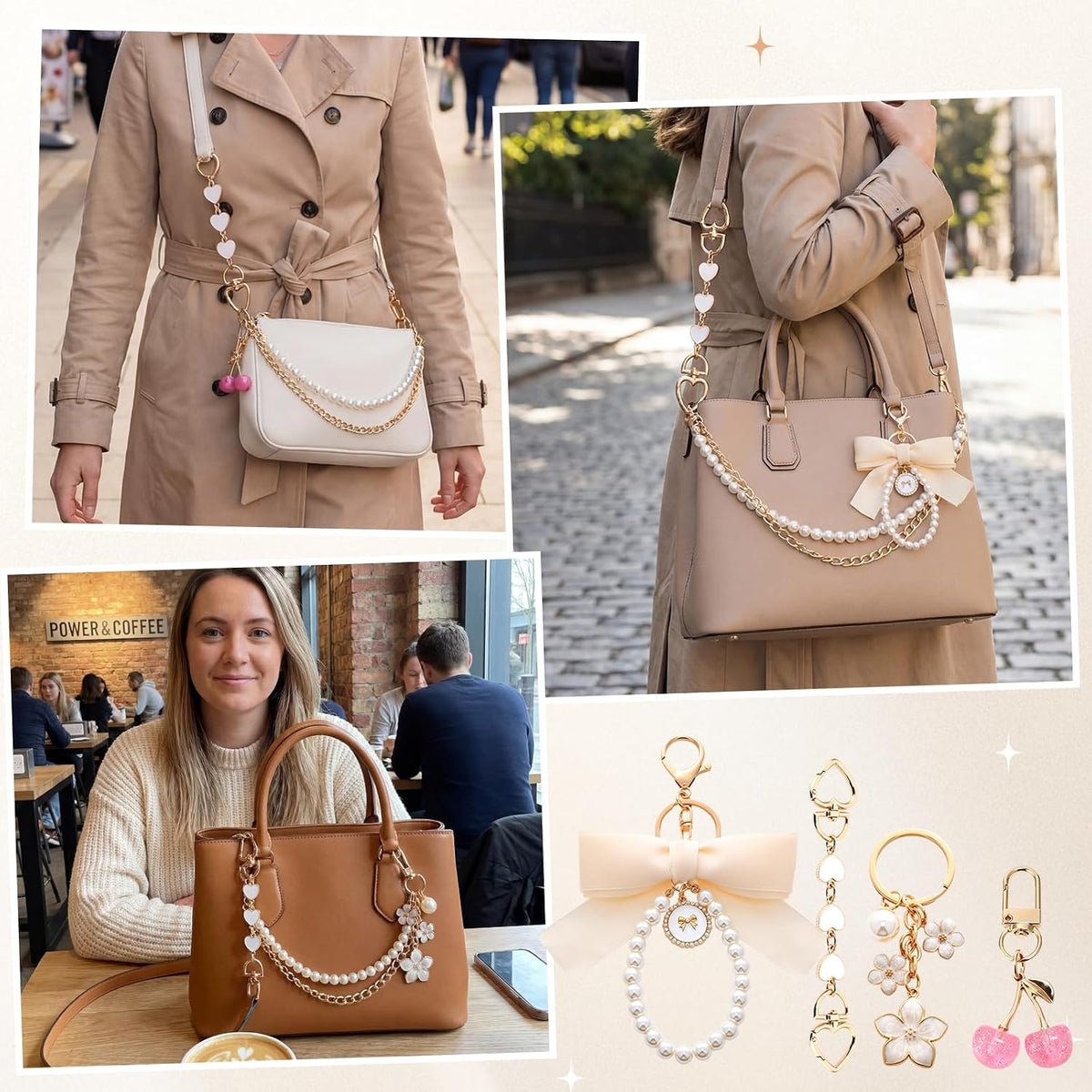 Sylixonae Juego de 7 piezas de accesorios para monedero con extenso...
