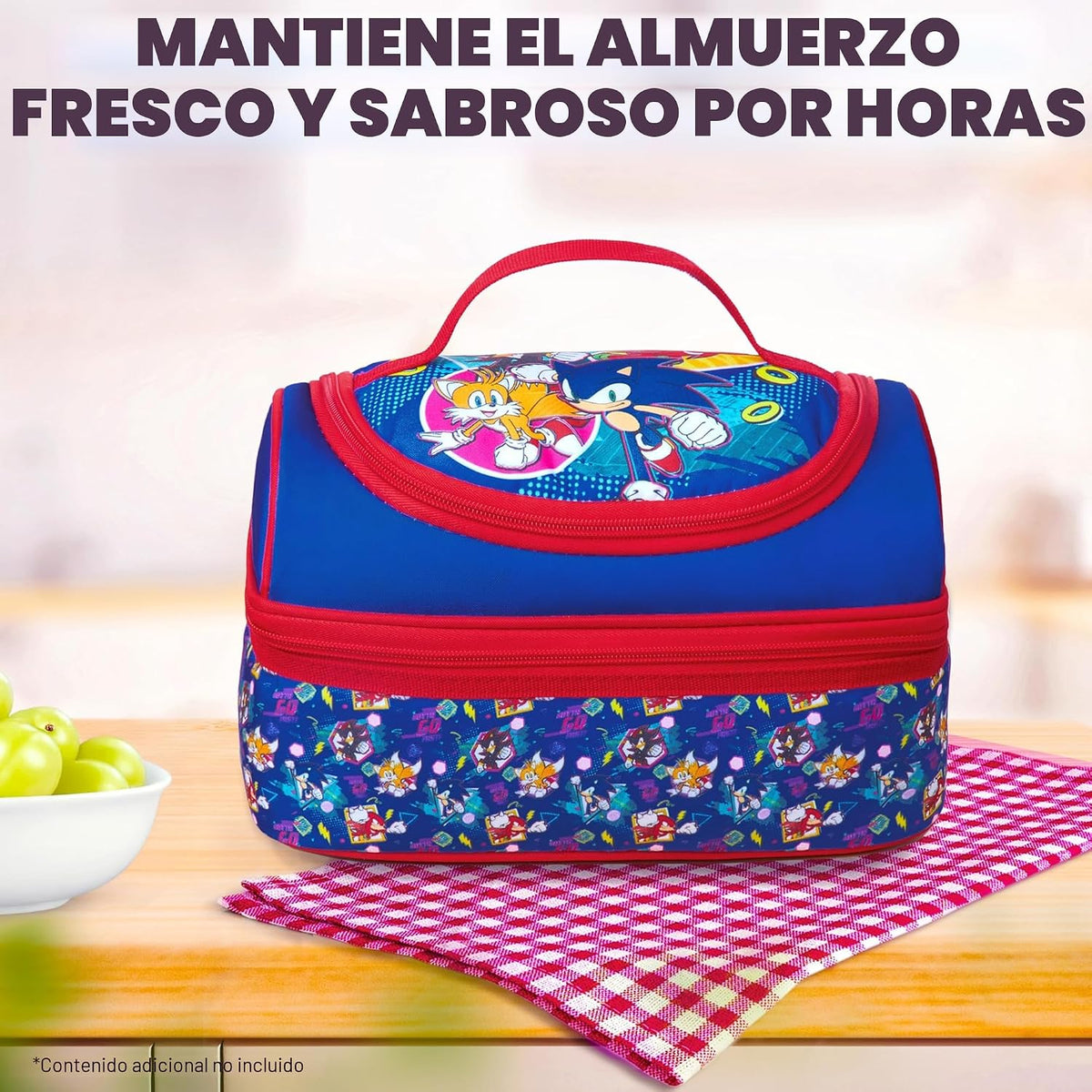 Get Trend SONIC THE HEDGEHOG Bolsa de Almuerzo Lonchera Aislada con...
