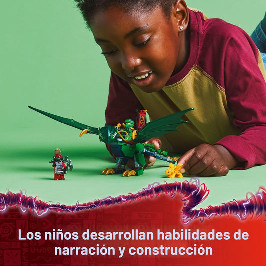 LEGO NINJAGO Juguete de Dragón del Bosque Verde de Lloyd - Juguete...