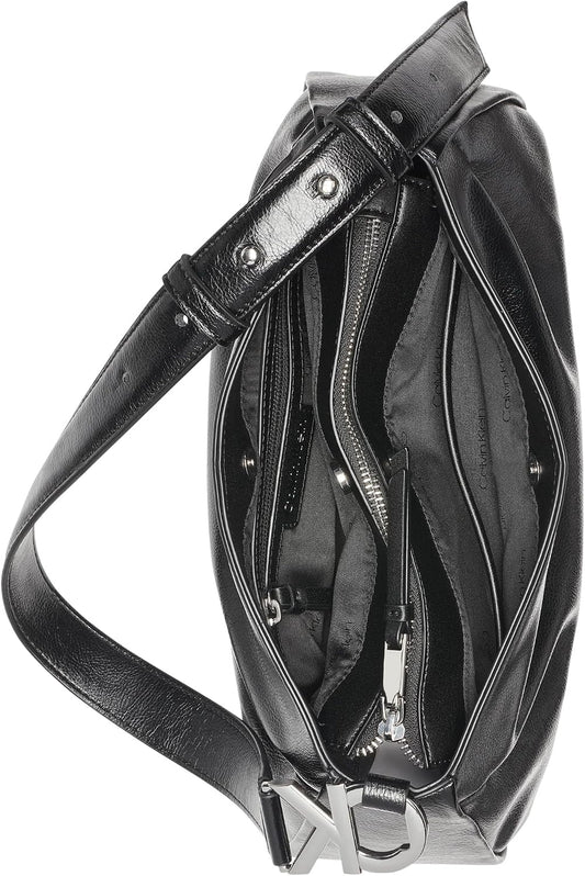 Calvin Klein Tina Top - Bolso de hombro con cremallera para mujer