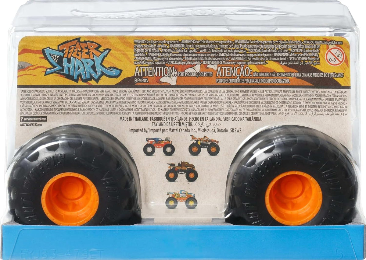 Hot Wheels Monster Trucks, camión monstruo de gran tamaño, camión d...