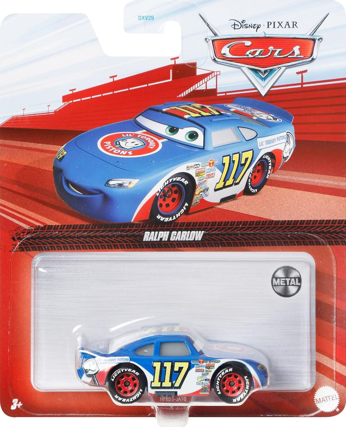 Disney Cars Toys Pixar Cars Die-Cast Ralph Carlow, vehículo de pers...