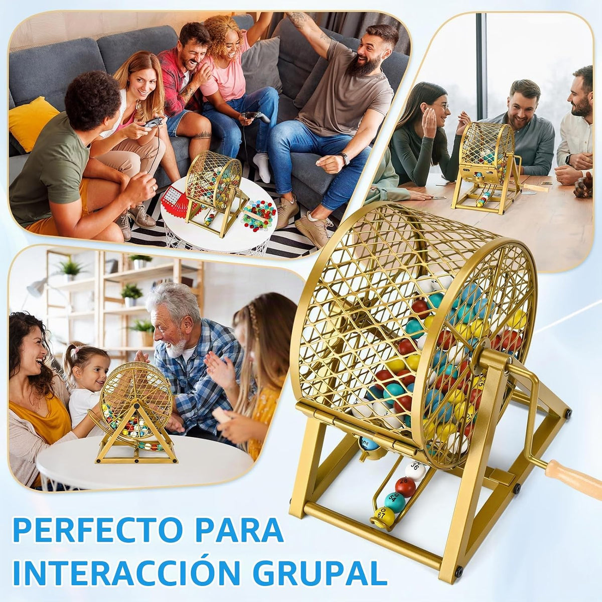 Juego de bingo GADFISH, juegos de bingo para adultos para grupos gr...