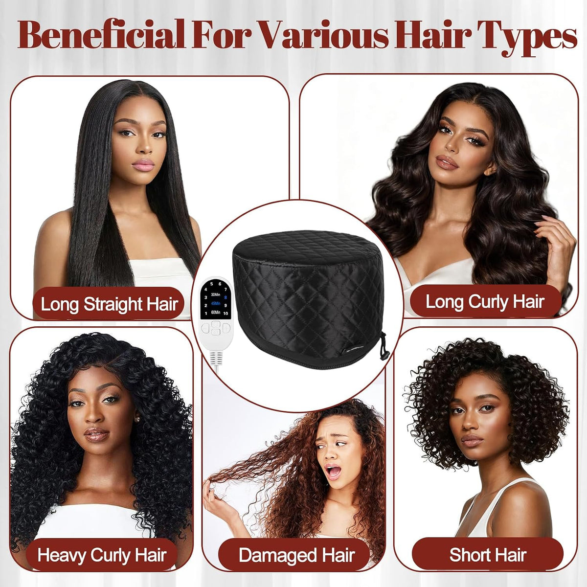 TEPENAR Vaporizador de cabello para acondicionamiento profundo: tap...