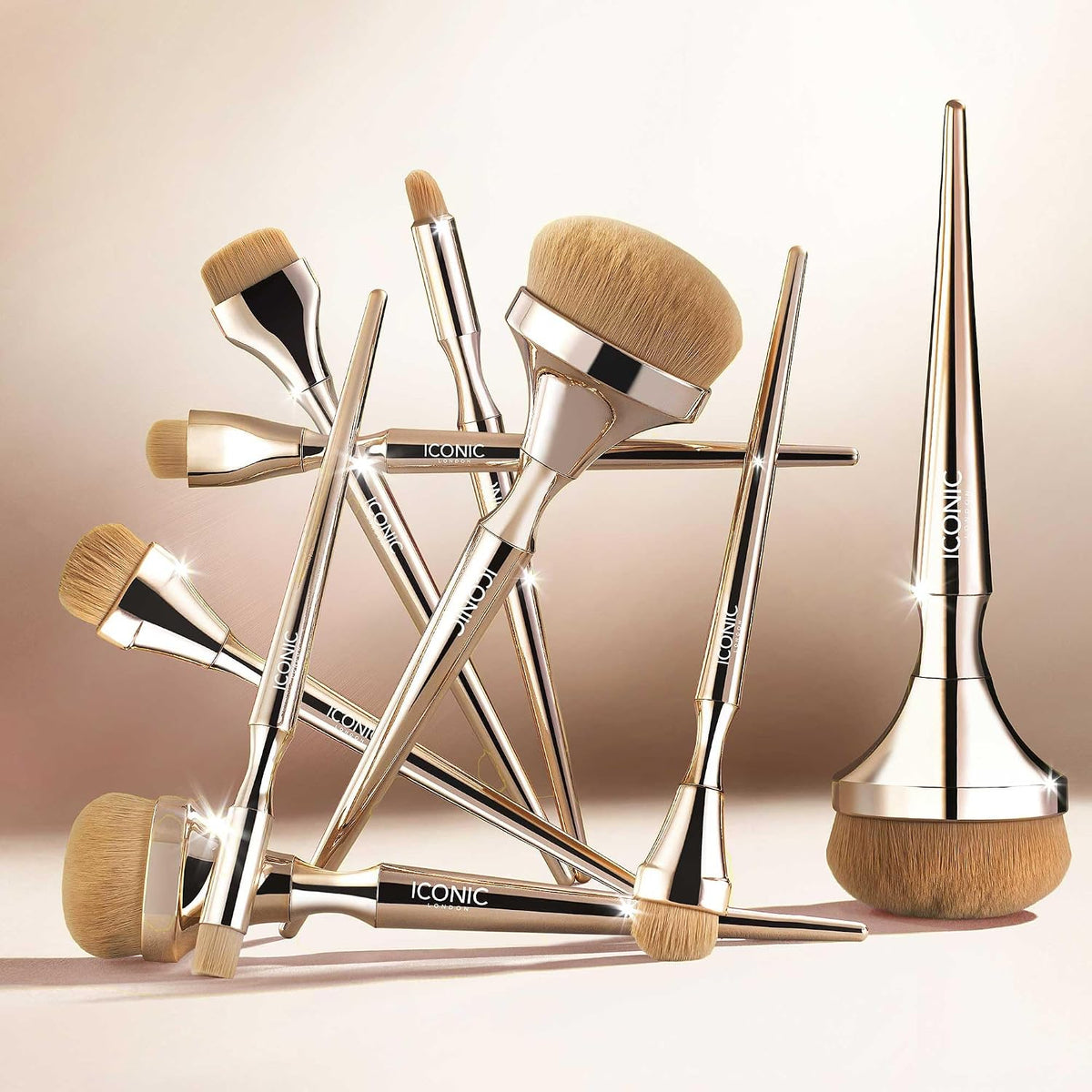 Juego de brochas de mezcla ICONIC LONDON HD | Brochas de maquillaje...