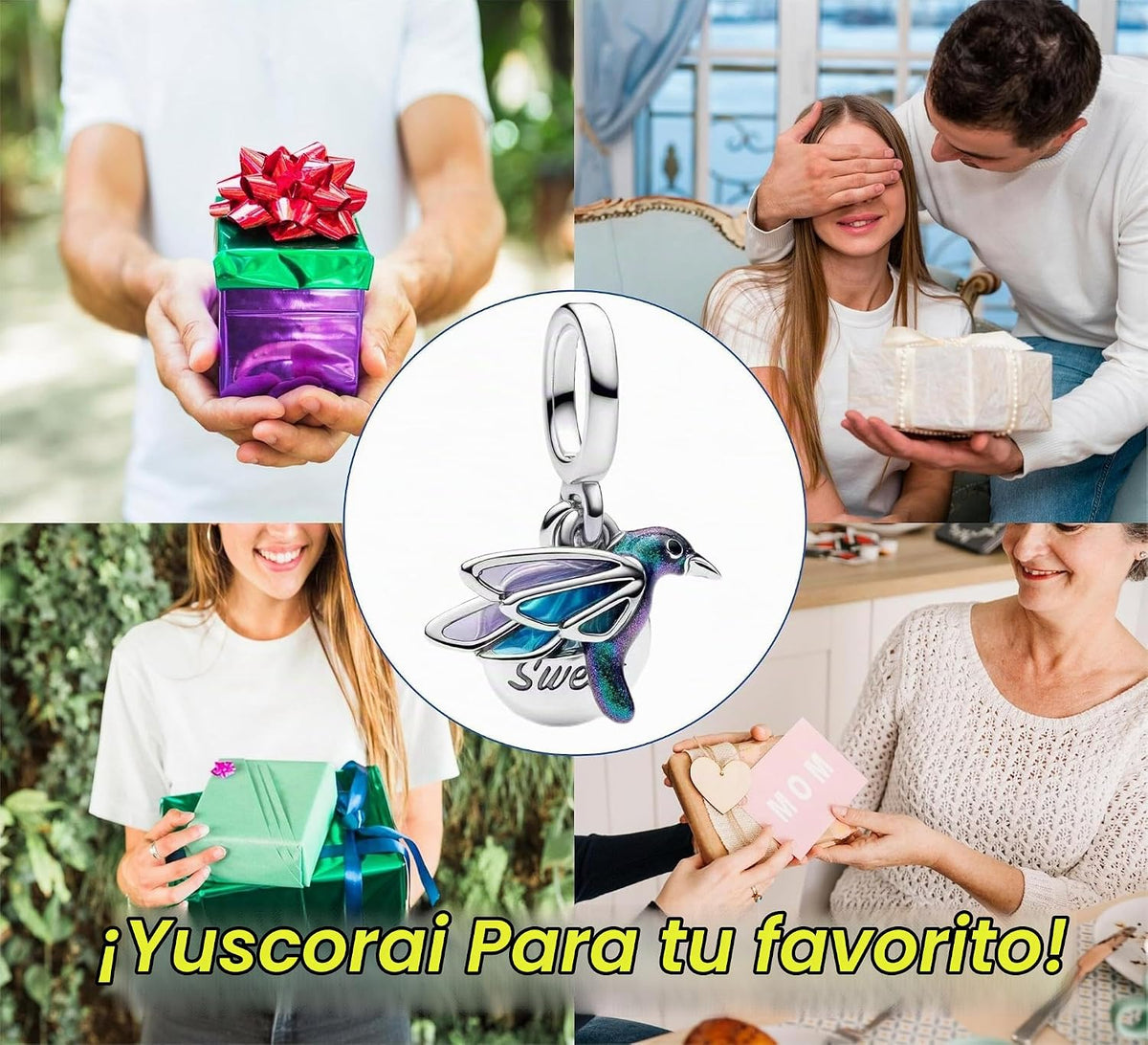 Yuscorai Bonitos dijes de moda para pulseras y collares, para cumpl...