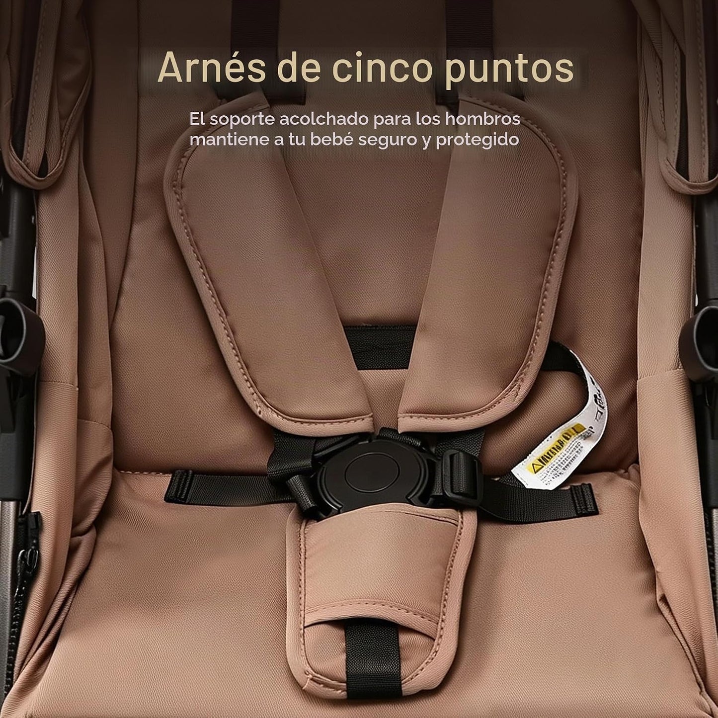 Cochecito de bebé convertible 2 en 1, asiento reclinable reversible...