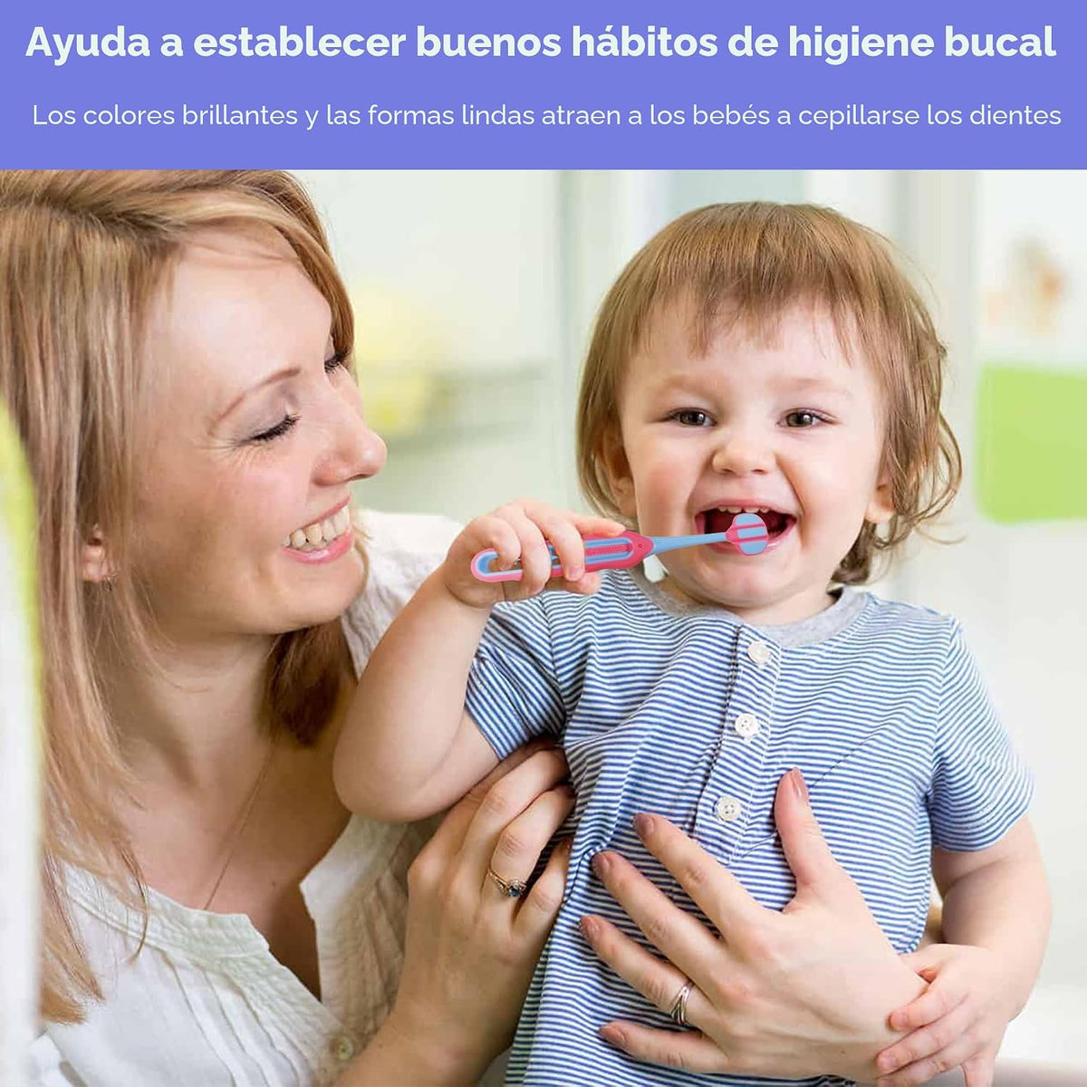 EASICUTI Cepillos de dientes suaves para niños pequeños, cepillo de...