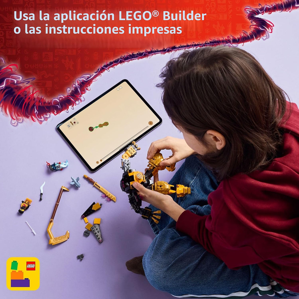 LEGO NINJAGO Arin's Spinjitzu Battle Mech - Juego de construcci...