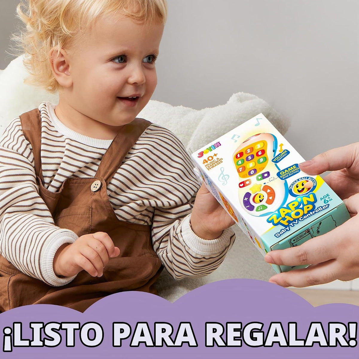 JOYIN Juguetes para bebés de 6 a 12 meses, juguete de control remot...