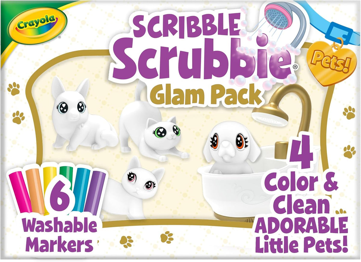 Crayola Scribble Scrubbie Pets - Juego de bañera (2.0, regalo para...
