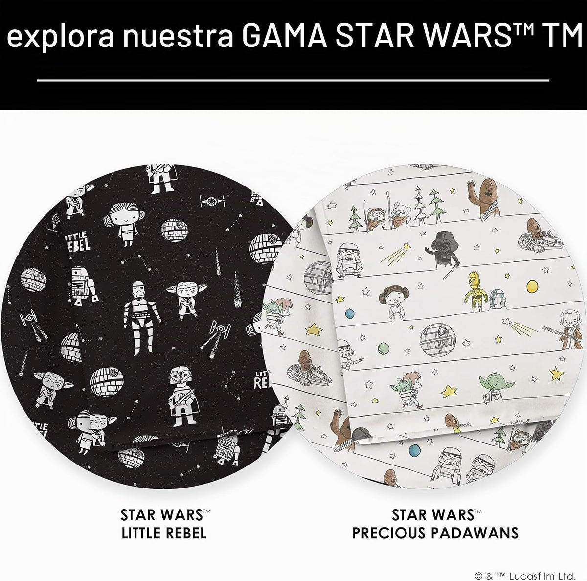 Milk Snob Star Wars Manta Envolvente para Bebé Niño y Niña, Suave d...