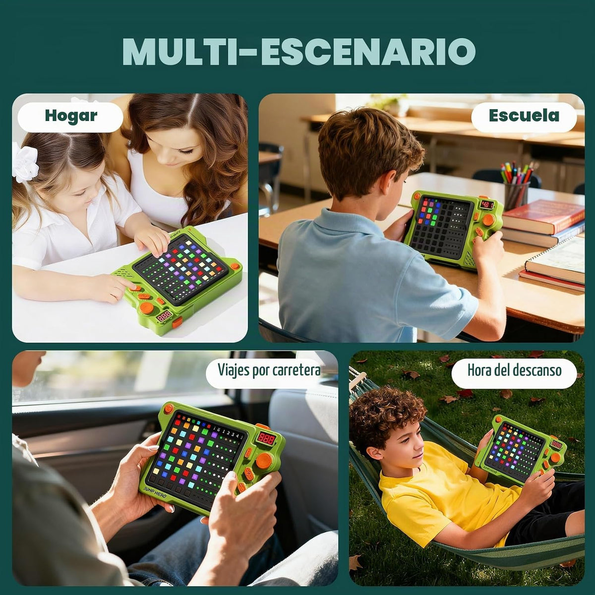 Super Decodificador, Juego de Rompecabezas 4 en 1 Descifrador de Có...