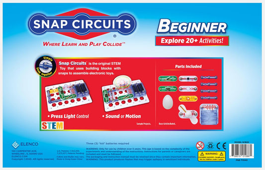 Set electrónico Discovery de Snap Circuits Beginner | El juego de e...