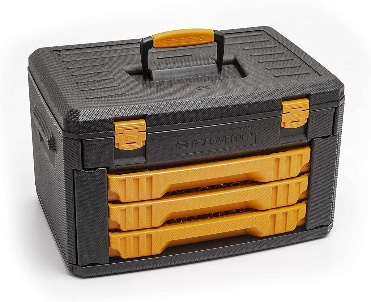 GEARWRENCH Juego de herramientas mecánicas de 219 piezas en caja de...