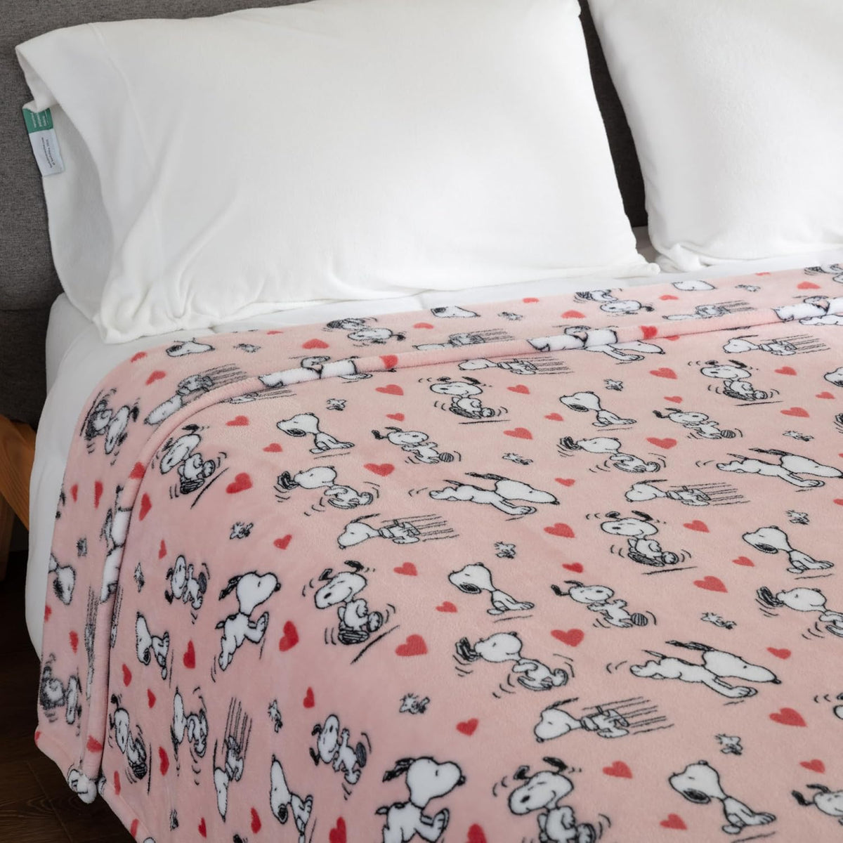 Berkshire Blanket Peanuts® VelvetLoft® Manta de Felpa con Personaje...
