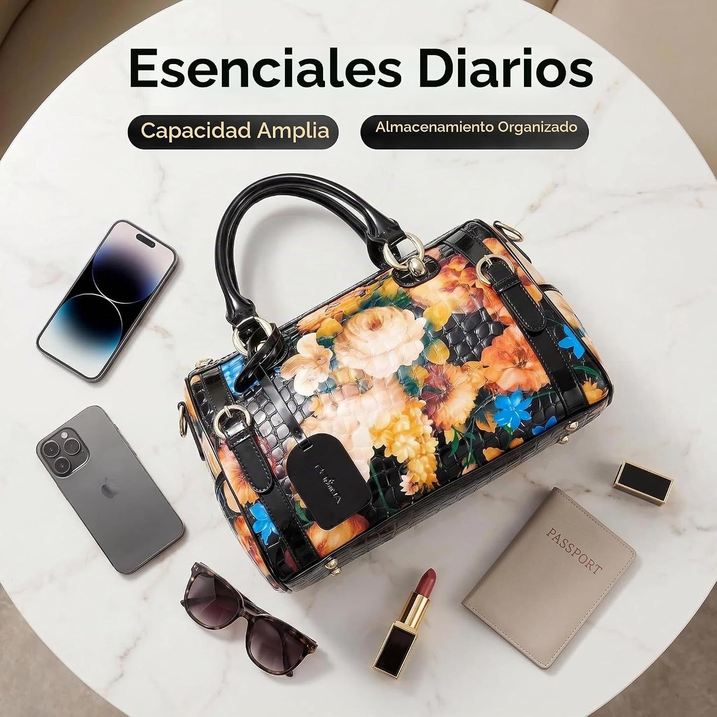 FEIMINA Monederos de cuero genuino para mujer, bolsos de diseñador...