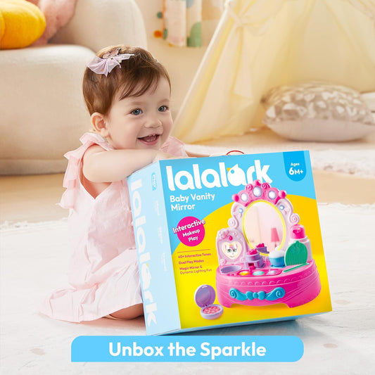 lalalark Espejo de Tocador para Niños Pequeños y Bebés, Juego de To...