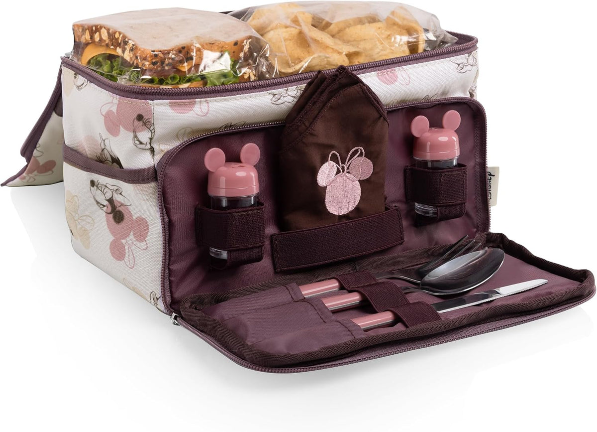 Picnic TIME Disney Minnie Mouse - Juego de lonchera y picnic con co...