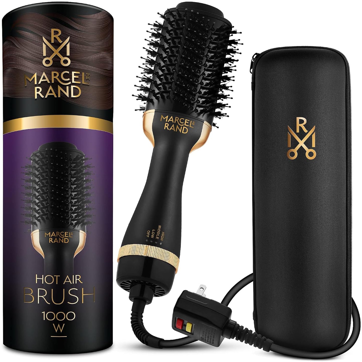 Cepillo secador de pelo ovalado 2 en 1 profesional para mujer, 2.95...