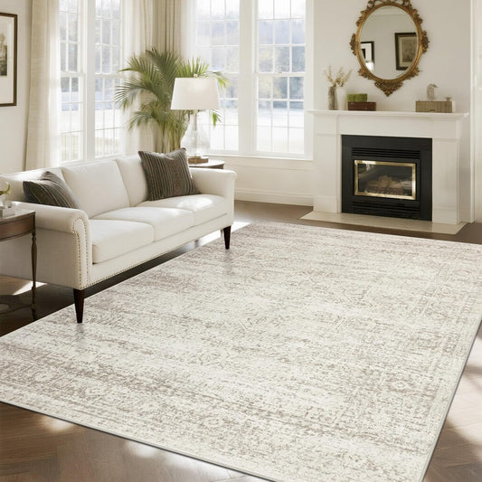 Srugn Alfombras lavables de 8 x 10 pies para sala de estar, ultra s...