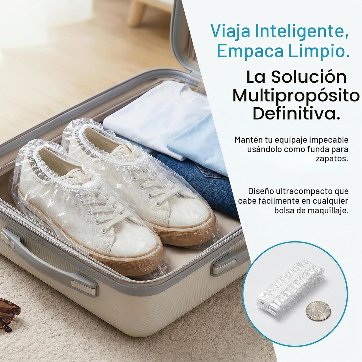MAQIHAN 100 gorros de ducha desechables grandes \u2013 20.5 pulgada...