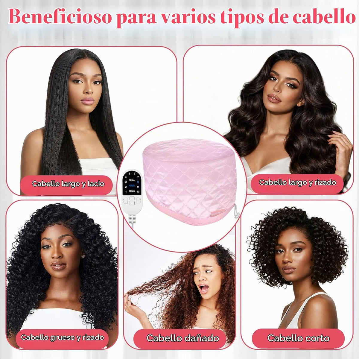 TEPENAR Vaporizador de cabello para acondicionamiento profundo: tap...